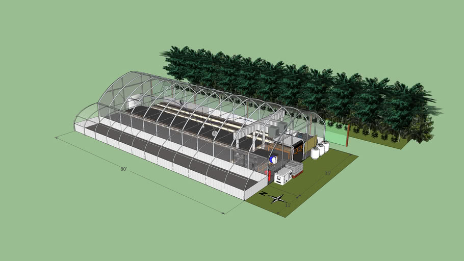 Greenhouse + Nursery 3D Warehouse