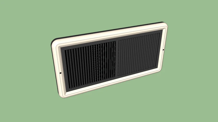 Vintage Wall Air Vent / Return