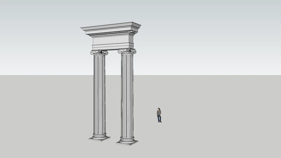 Classical Fluted Column