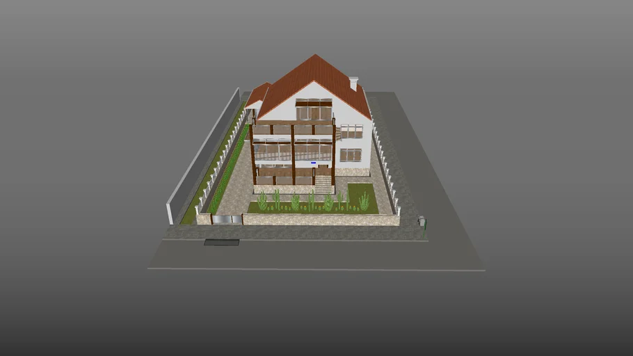 My Home (triplex house design) | 3D Warehouse