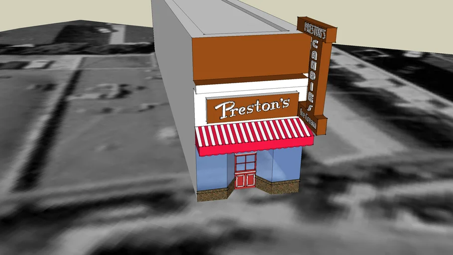 Preston's Candy & Ice Cream 3D Warehouse