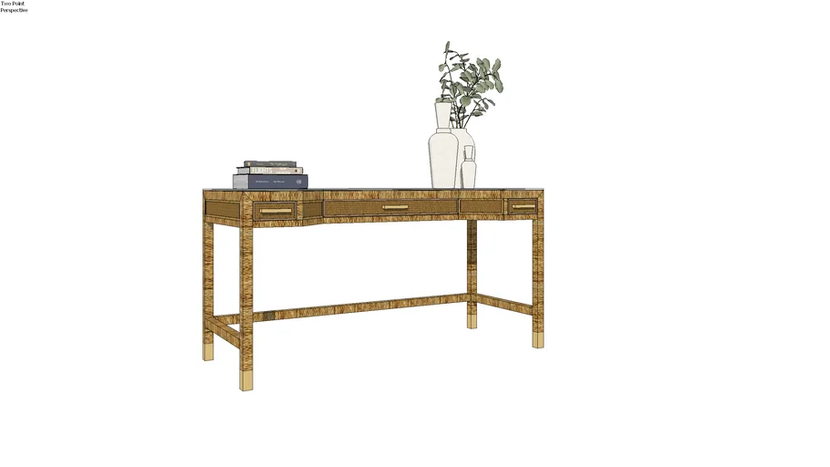 Balboa Rattan Desk