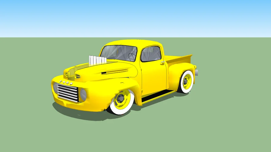 hot rod ford pickup | 3D Warehouse