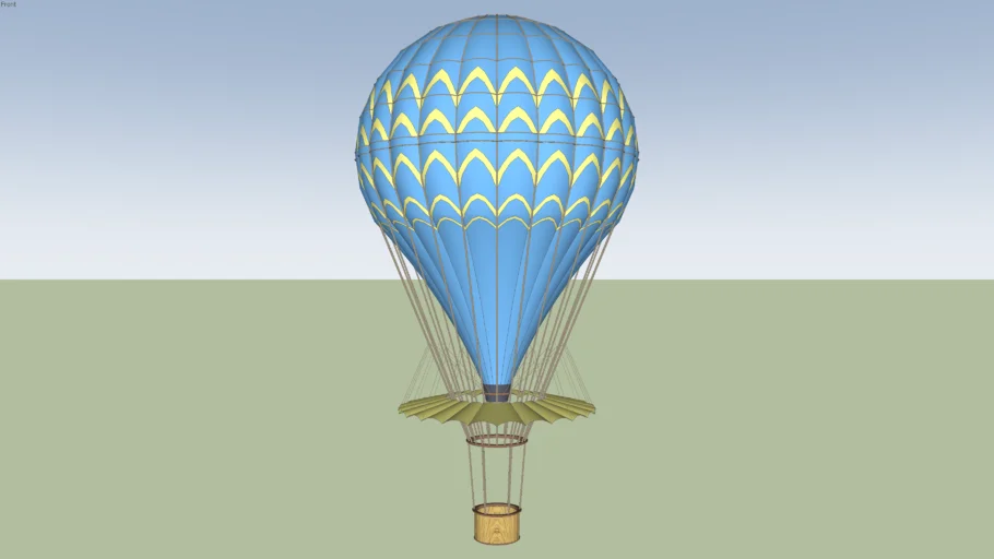 Hot Air Balloon - all geometry