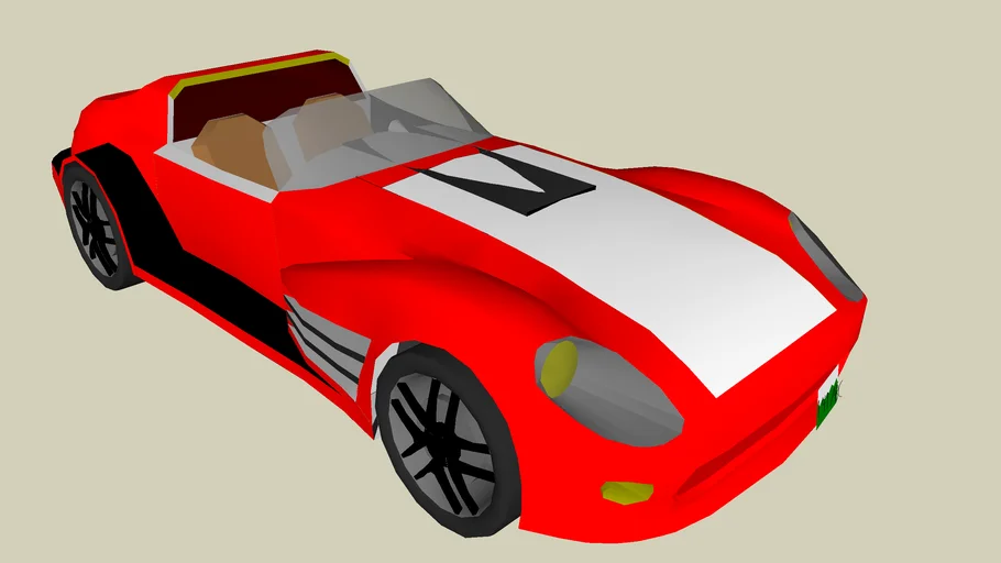 Banshee 2 (Red and white) | 3D Warehouse