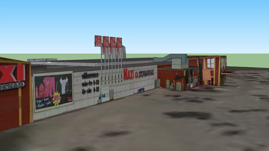 Ica Maxi Stormarknad i Haninge | 3D Warehouse
