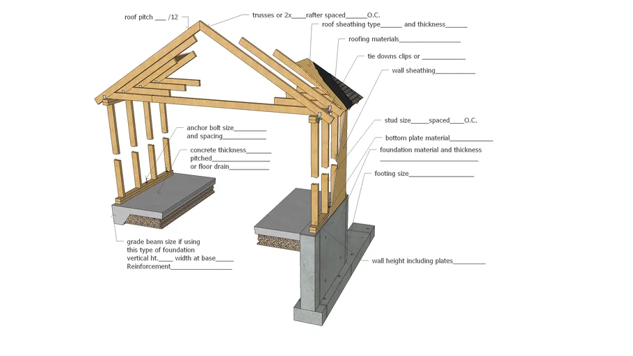 Garage Cross-section | 3D Warehouse