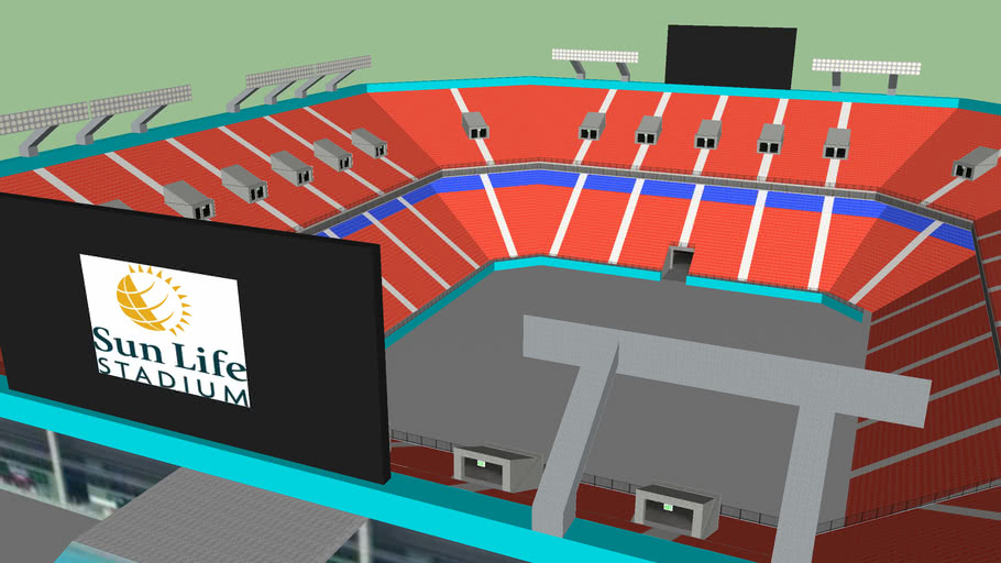 SunLife Stadium,Miami (For WrestleMania XXVIII). | 3D Warehouse