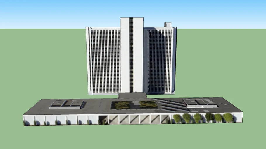 Federal Building in West LA, Los Angeles, CA, USA | 3D Warehouse