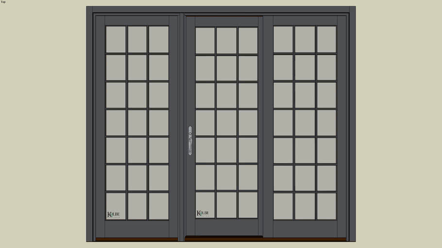 Kolbe Ultra GardenAire Sliding Patio Door GAU9380 F.S. 9'2 1/2'x 8'2 7/16'R.O. 9'3'x 8'2 15