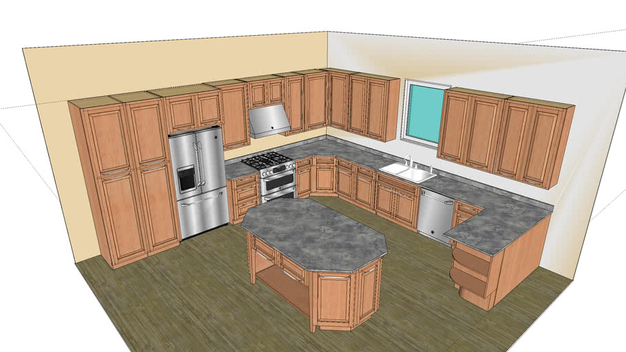 Kitchen design concept | 3D Warehouse