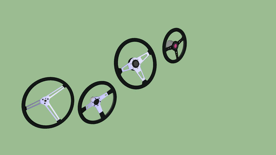 steering wheel volant racing rallye 3D Warehouse