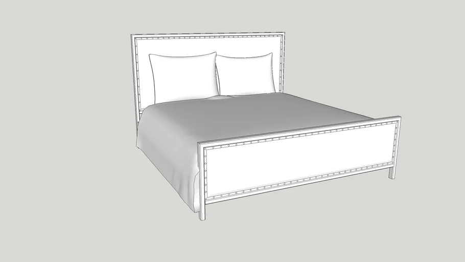 Toulouse Bed K 3D Warehouse