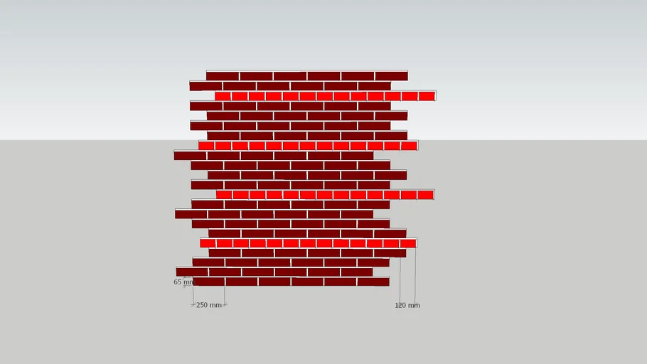 Как в скетчапе сделать кирпич