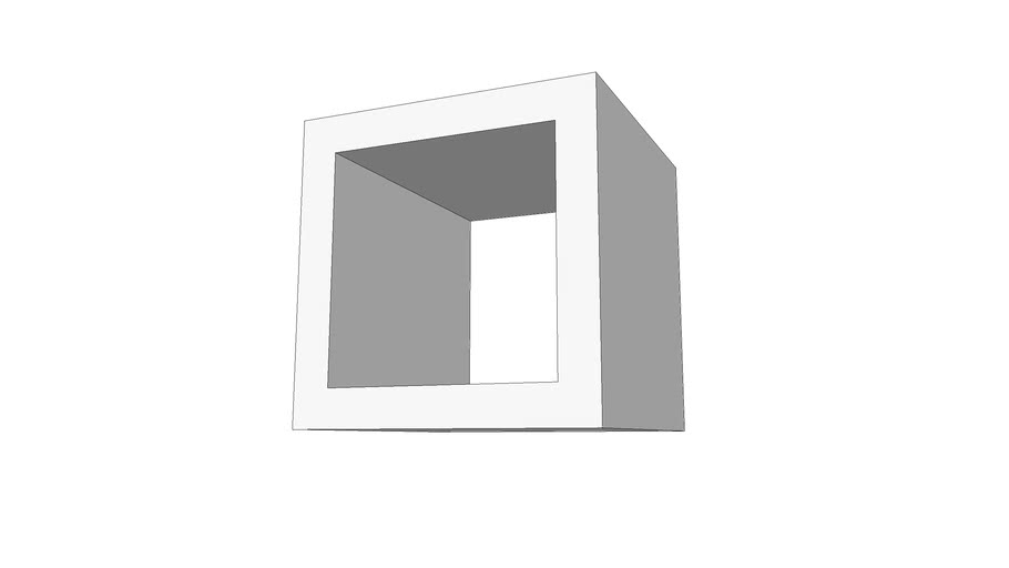 tube, rectangle, aluminum, 1 in. sq., 0.125 in. wall, McMasterCarr