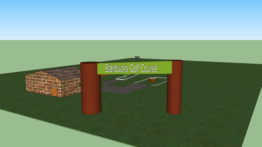 Starbucks Golf Course 3D Warehouse