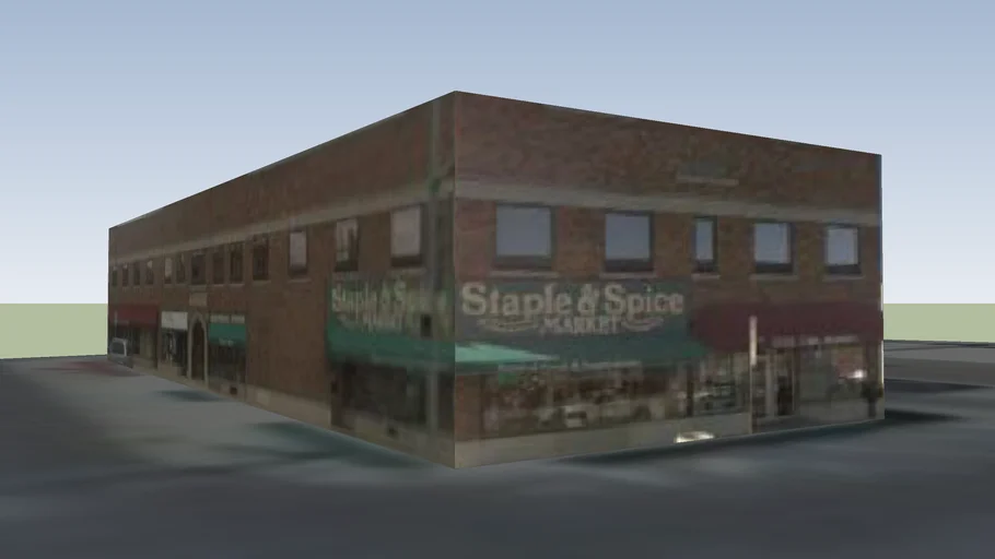 Staple And Spice Market 3D Warehouse