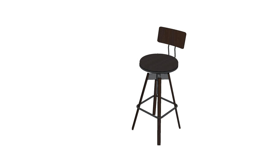 Barstool vintage 3D Warehouse