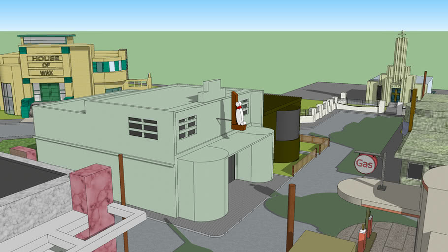 House of Wax (2005) Entire Set 3D Warehouse