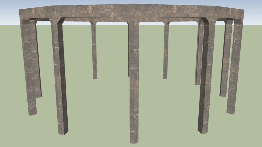 Strange ruins at ww2 Project RIESE Poland | 3D Warehouse