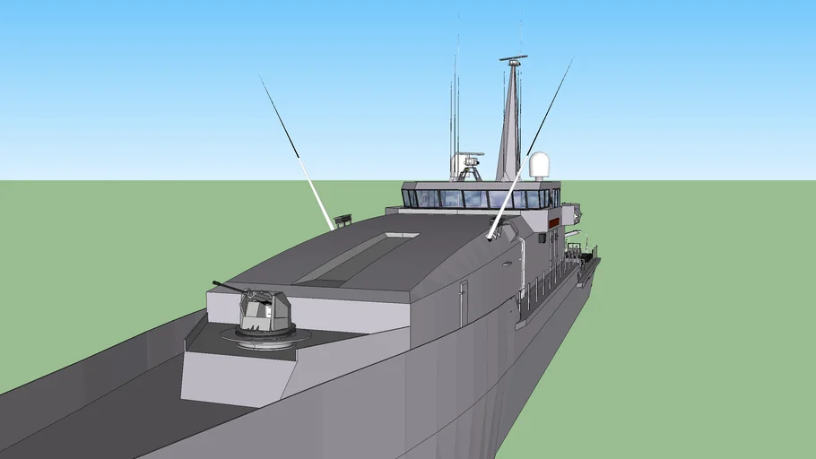 Armidale class patrol boat 3D Warehouse