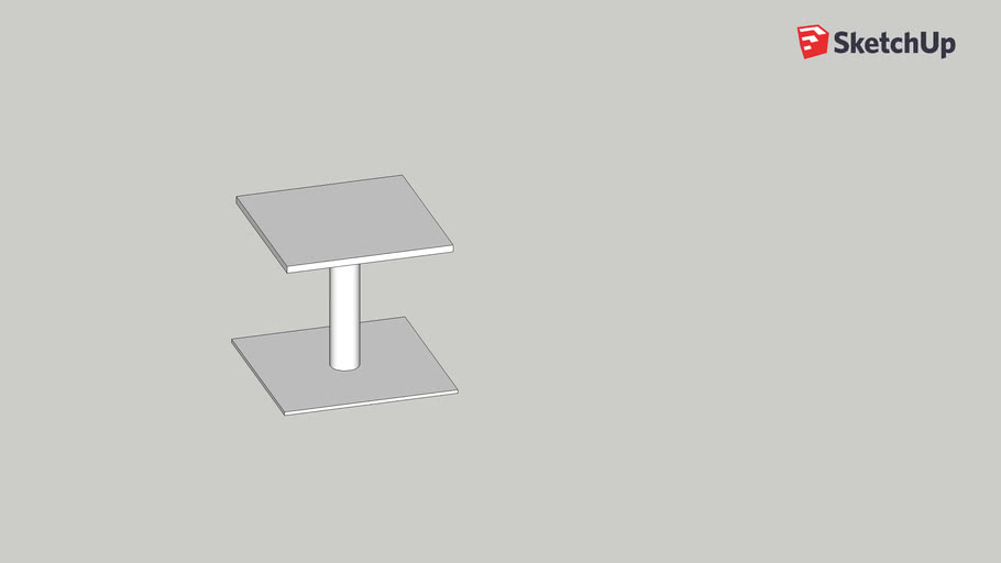 Millenium Desktop Monitor Stand DM2 simple model 3D Warehouse