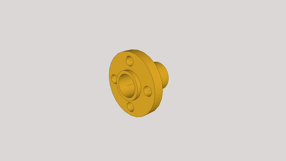 Lead Screw Nut, 8mm, Amazon 3D Warehouse