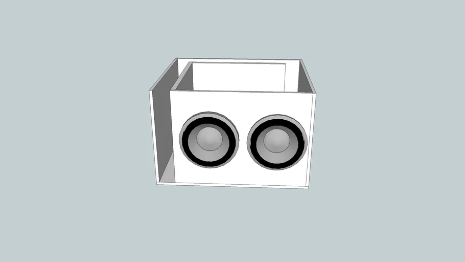 Subwoofer Poerted Box for 2 12's