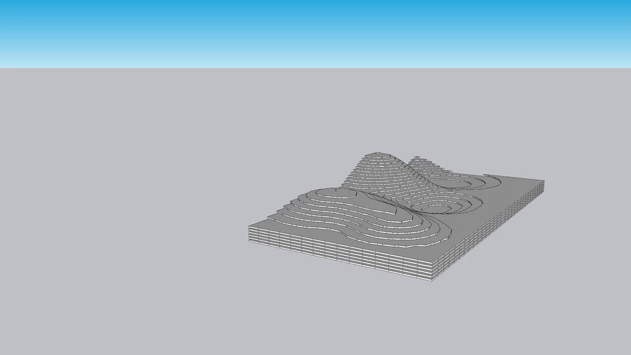 Topography Contours | 3D Warehouse