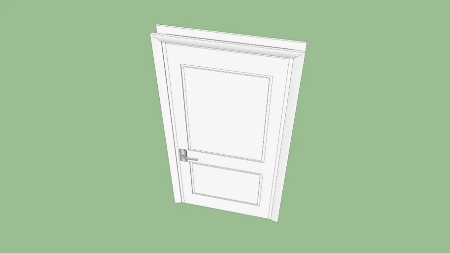 Simple Raised Panel Door