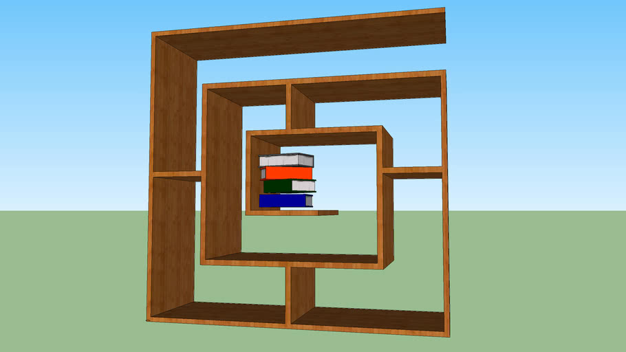 Maze Bookshelf 3D Warehouse