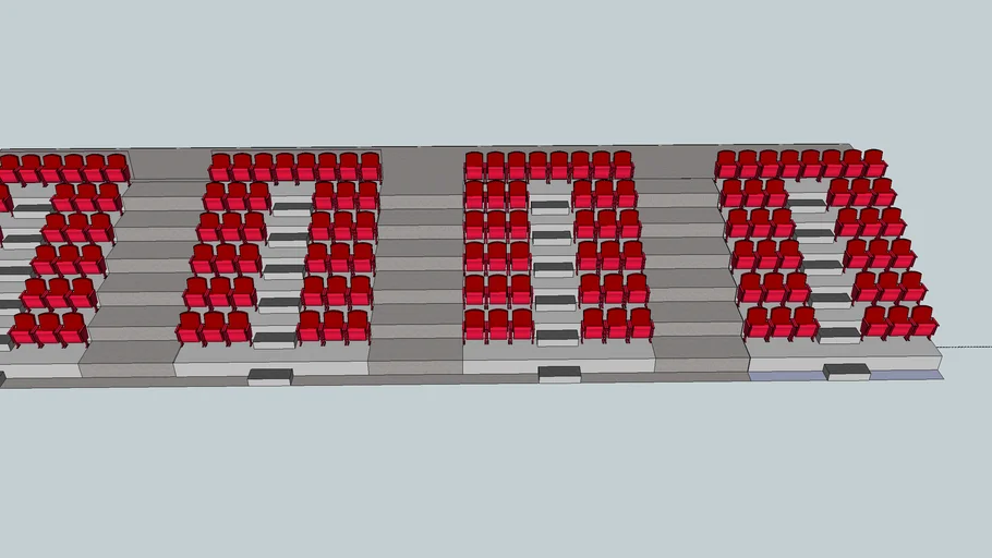 stadium section | 3D Warehouse