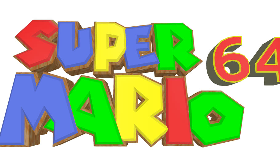 Super mario 64 title | 3D Warehouse