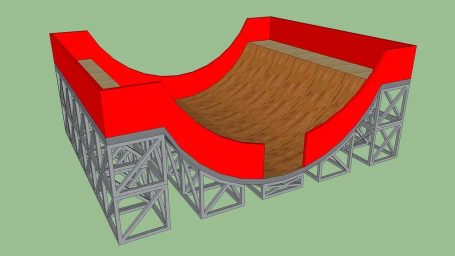 half pipe 3D Warehouse