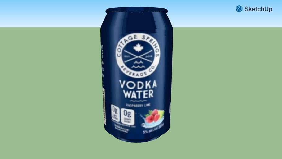 Vodka Water can 3D Warehouse