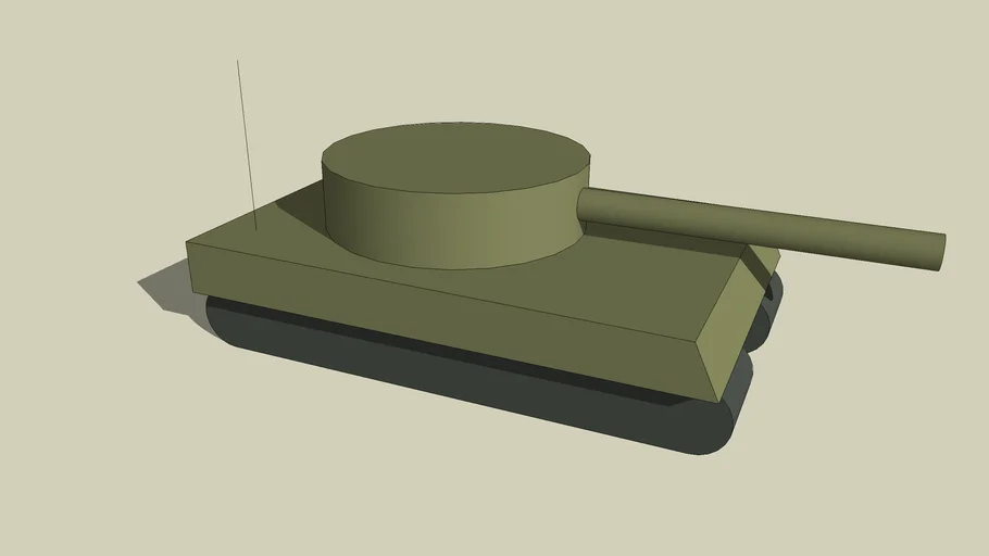 simple tank 3D Warehouse