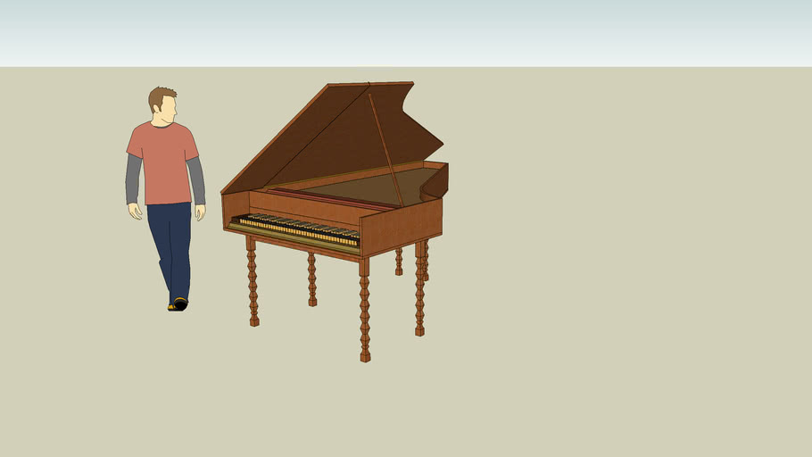 Harpsichord 3D Warehouse