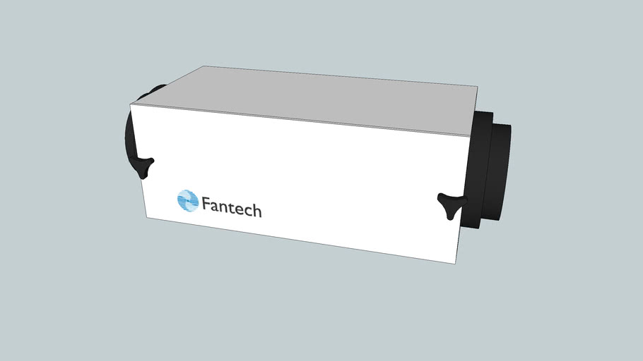 Fantech FB6 inline air filter 3D Warehouse