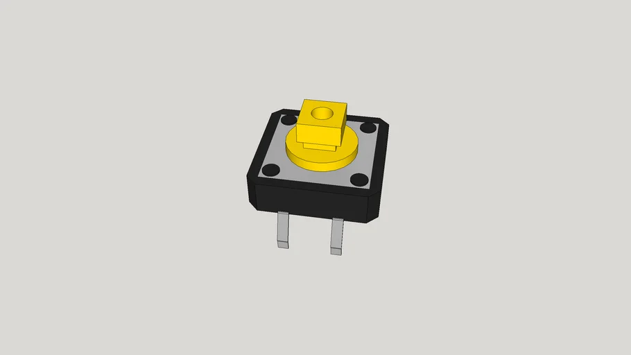 Momentary Button Square | 3D Warehouse
