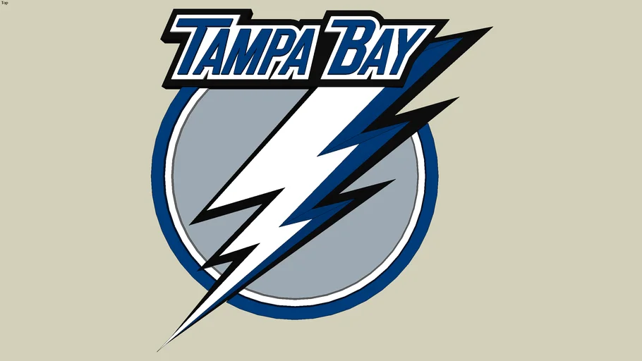 3D Printable Tampa Bay Lightening Logo by 3D - RO