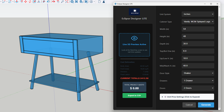 SketchUp Extension Warehouse