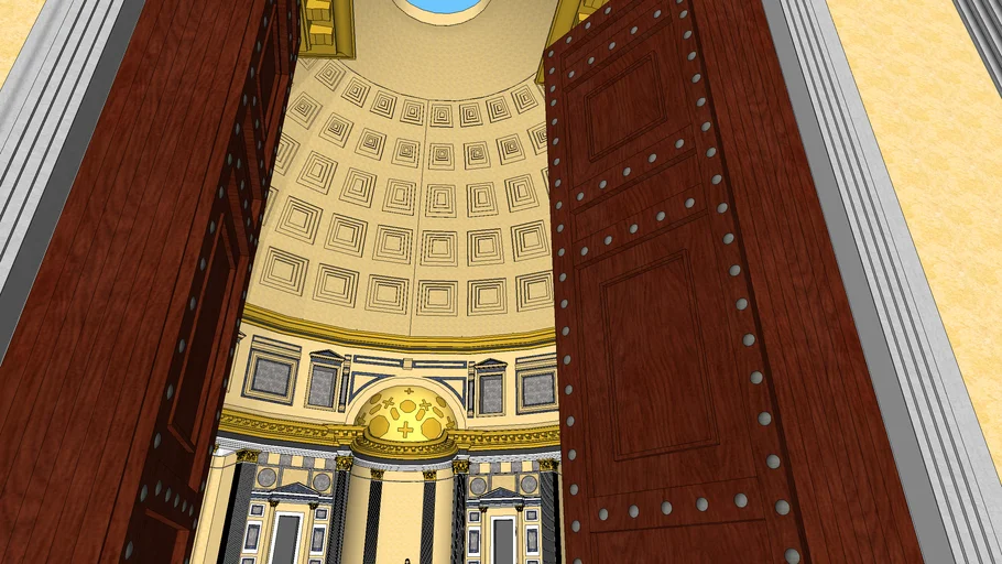 Pantheon - Roma interno ed esterno