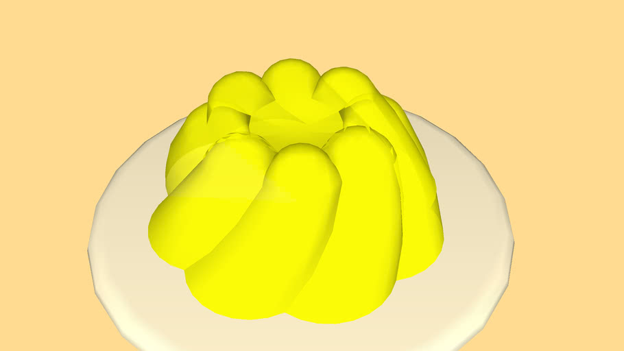 Gelatina Amarela Gelatine Yellow 5 3D Warehouse