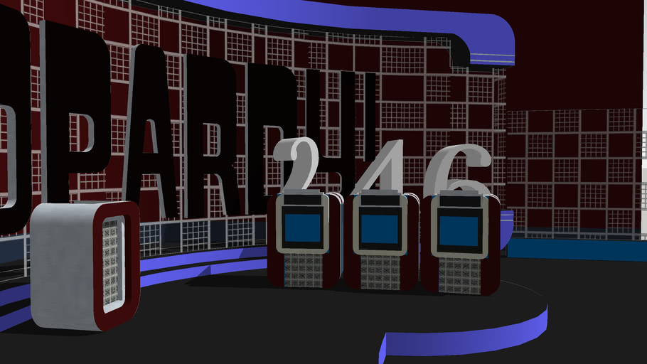 Copy of 1902-1997 Jeopardy! set | 3D Warehouse