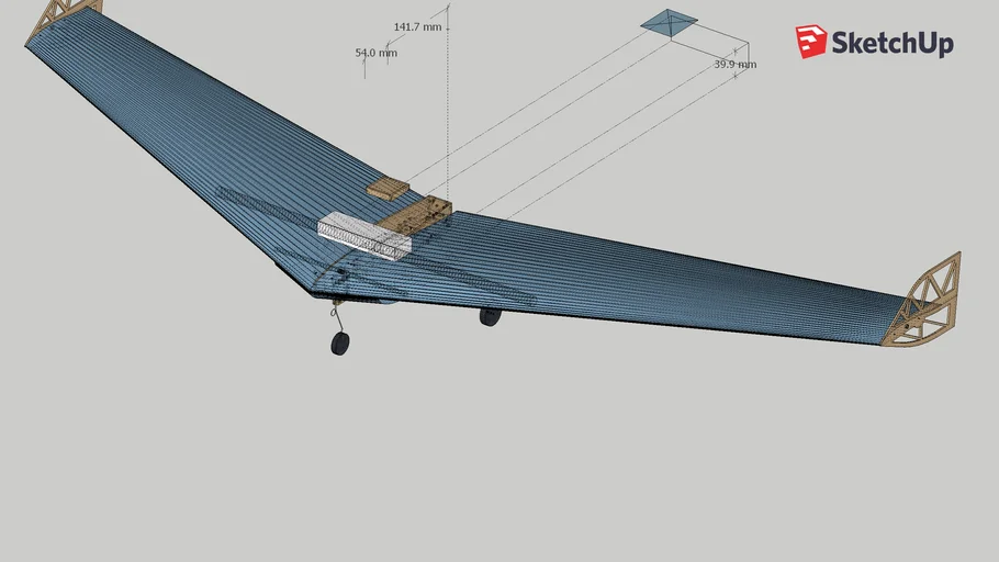 Flying Wing Naca Airfoil 3d Warehouse