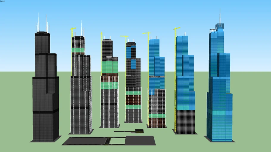 Alpha Cube World -- Reinforce of Willis Tower | 3D Warehouse