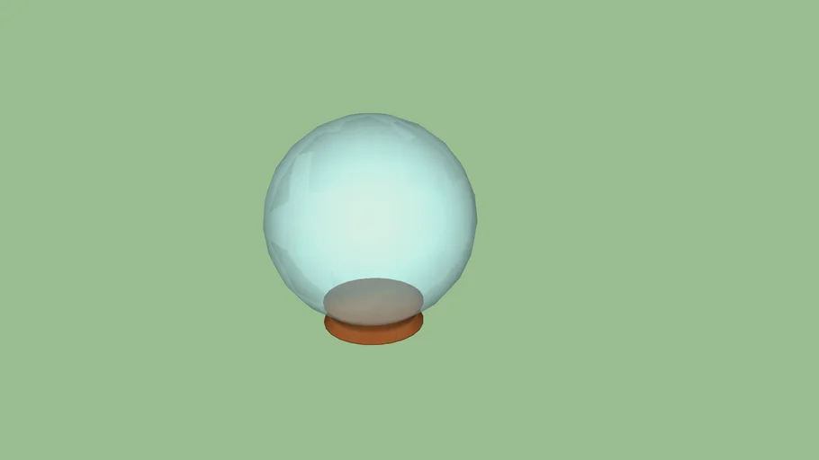 Ilustração de bola vermelha, bola de cristal Bounce 3D Glass