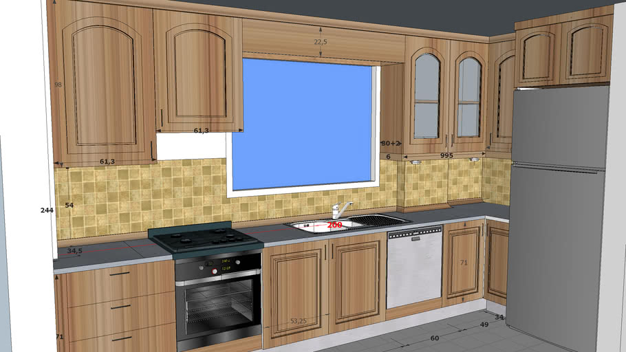 Classic Kitchen 3D Warehouse   1d06de4e E869 4277 Bb9e 4bf0111175c2