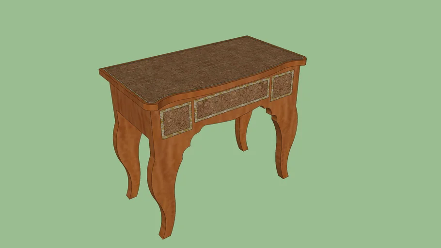 antique writing desk | 3D Warehouse
