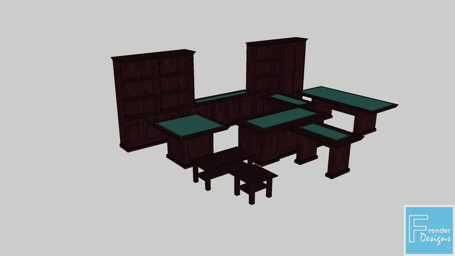 CLASSIC OFFICE FURNITURE SET